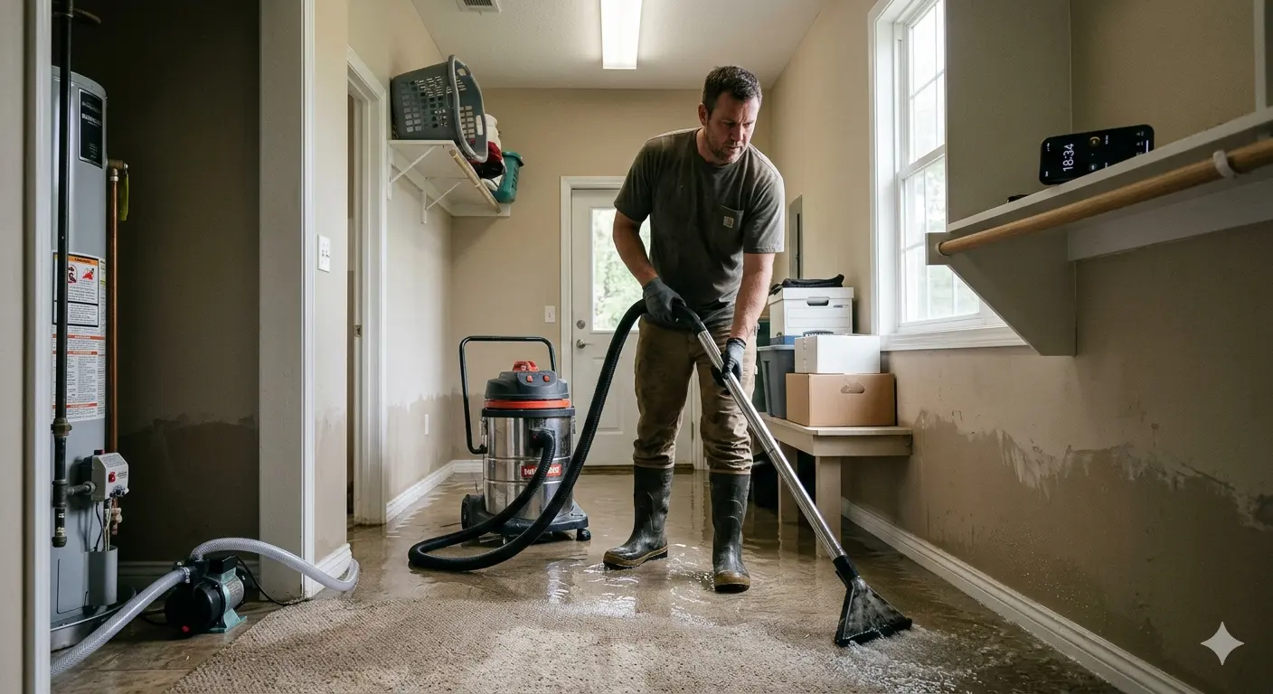 first steps after water damage